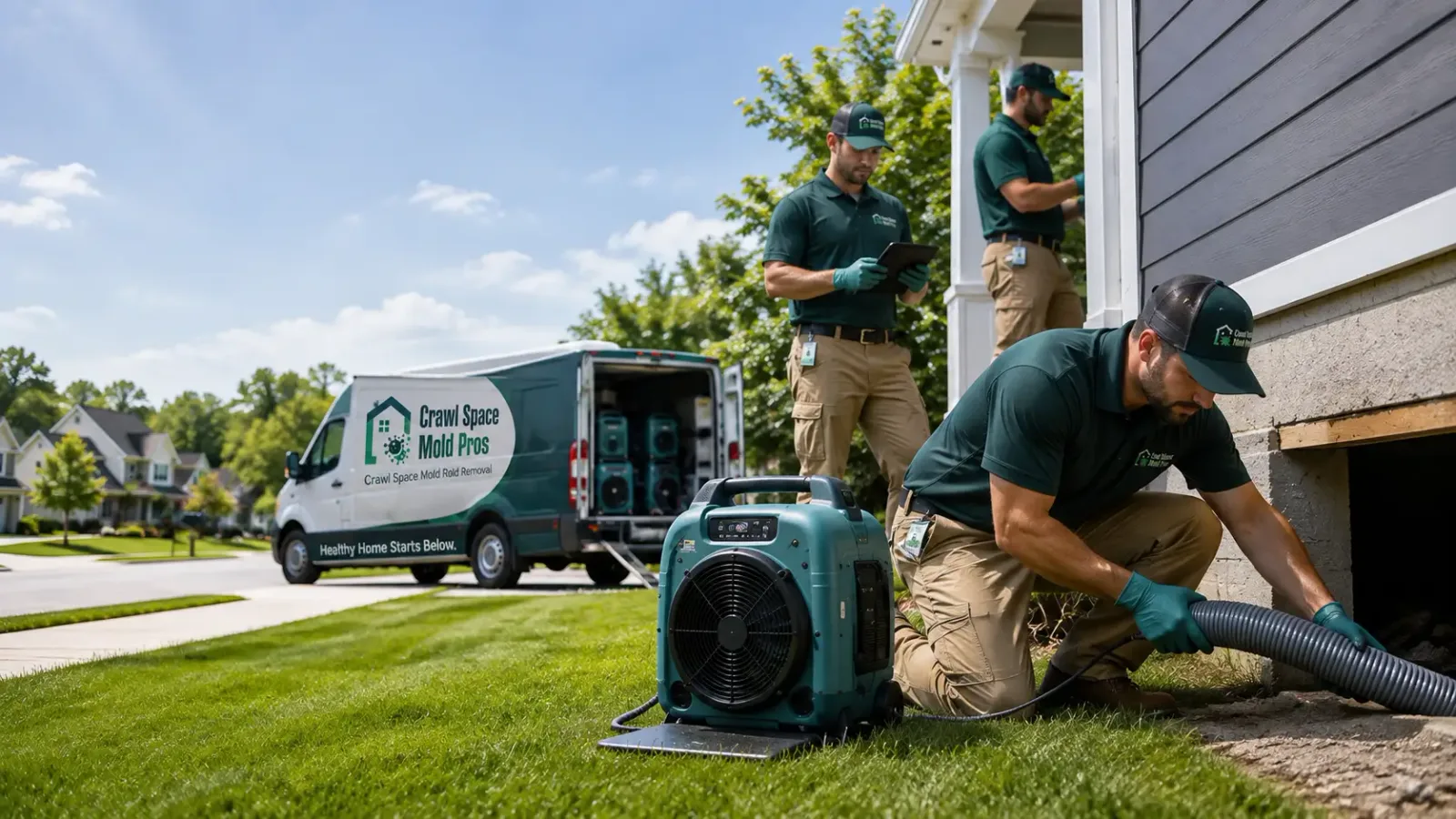 Crawl Space Mold Removal in Midland, MI